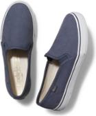 Keds Double Decker Washed Leather Navy, Size 5m Women Inchess Shoes
