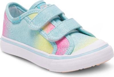 Keds Sugar Dip Glittery Hook & Loop Sneaker Turquoise