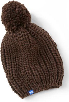 Keds Chunky Knit Pom Beanie Cocoa Brown