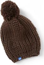 Keds Chunky Knit Pom Beanie Cocoa Brown