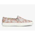 Keds Double Decker Spring Floral Cream, Size 8m Women Inchess Shoes