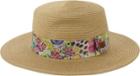 Keds Liberty Straw Hat Floral Natural Liberty Floral