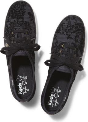 Keds Taylor Swift Inchess Champion Brocade Velvet Black Brocade Velvet
