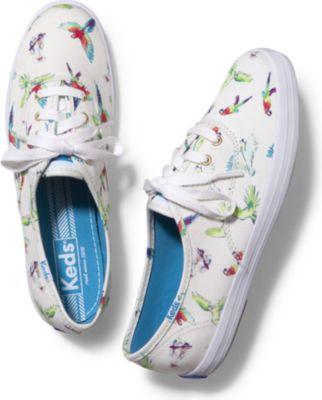 Keds Champion Birds Of Paradise White