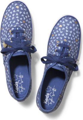 Keds Taylor Swift Inchess Champion Metallic Hearts True Navy
