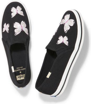 Keds X Kate Spade New York Double Decker Butterfly Black, Size 5m Women Inchess Shoes