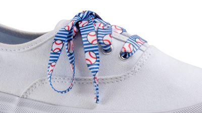 Keds Baseball Shoe Laces Baseball Print