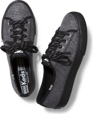 Keds Double Up Metallic Sweatshirt Black Black