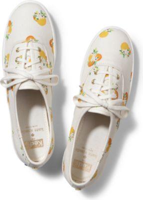 Keds X Kate Spade New York Champion Orange Blossom, Size 5m Women Inchess Shoes