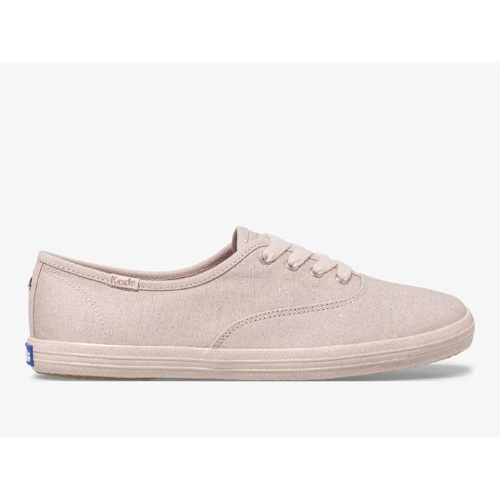 Keds X Kate Spade New York Champion Shellac Glitter Buff, Size 6.5m Women Inchess Shoes