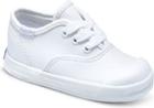 Keds Champion Lace Toe Cap Crib Sneaker Whiteleather, Size Newbornm Keds Shoes