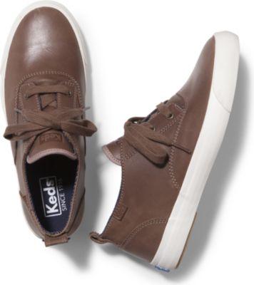 Keds Triumph Mid Leather Fog, Size 5m Women Inchess Shoes