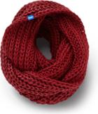 Keds Metallic Knit Infinity Scarf Beet Red Maroon
