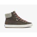 Keds Kickstart Hi Trx Soft Twill Gray, Size 6.5m Women Inchess Shoes