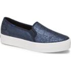 Keds Triple Decker Snake Suede Navy, Size 10m Women Inchess Shoes