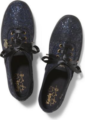 Keds Taylor Swift Inchess Champion Glitter Lace Navy Lace Glitter