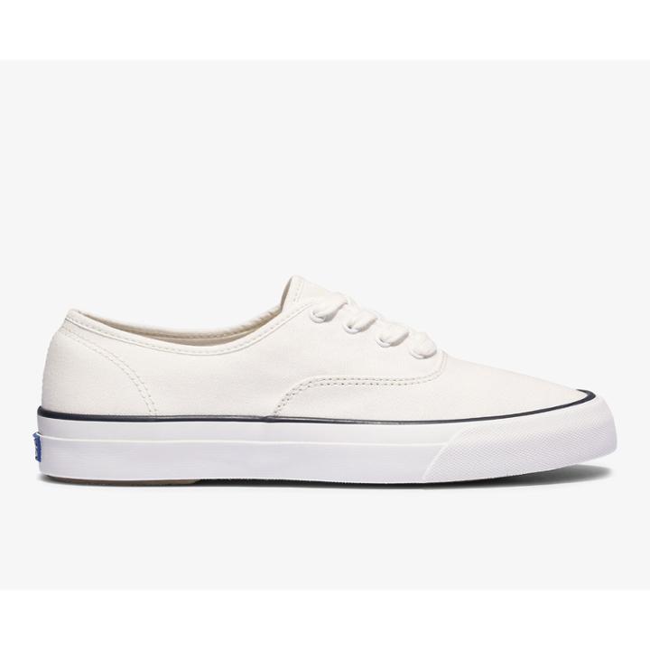 Keds Surfer Feat. Organic Cotton Snow White, Size 7.5m Women Inchess Shoes