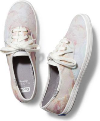 Keds X Flora Stationery Champion Floral Pink Floral