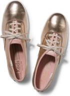 Keds Champion Metallic Crinkle Leather Rose Gold
