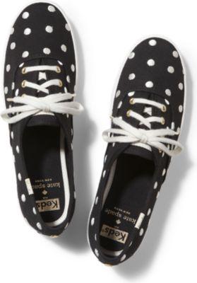Keds X Kate Spade New York Champion White Dancing Dot, Size 5m Women Inchess Shoes