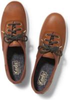 Keds Champion Burnished Leather Cognac, Size 5m Women Inchess Shoes