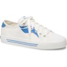 Keds Crew Kick Wave Canvas Cream French Blue, Size 9.5m Women Inchess Shoes