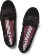 Keds Teacup Velvet Blackblack, Size 5m Women Inchess Shoes