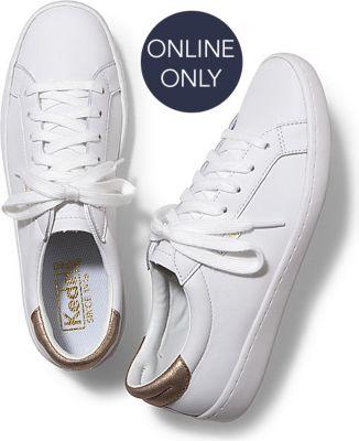 Keds Ace Leather Metallic Rose Gold, Size 6m Women Inchess Shoes