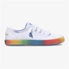 Keds Pwr Grl Kickstart White Rainbow, Size 4m Keds Shoes