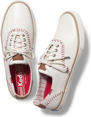 Keds Men Inchess Champion Vintage Baseball Leather Natural