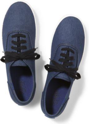 Keds Men Inchess Champion Denim Indigo Black, Size 8m Men Inchess Shoes