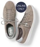 Keds Ace Glitter Suede Gray, Size 5m Women Inchess Shoes