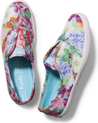 Keds Champion Laceless Tropical Floral White Multi