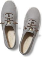 Keds Champion Washed Leather Drizzle Gray