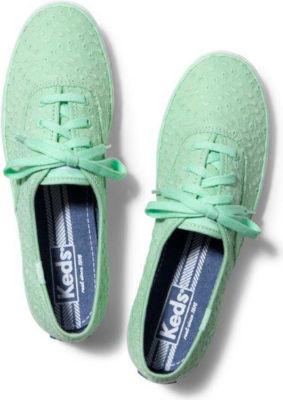 Keds Champion Eyelet Mint Green Eyelet