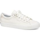 Keds Crew Kick 75 Leather. Off White, Size 6m Women Inchess Shoes