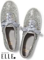 Keds X Kate Spade New York Champion Glitter Silver Glitter, Size 5m Women Inchess Shoes