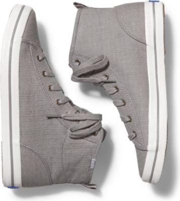 Keds Kickstart Hi Ripstop Grey, Size 6m Women Inchess Shoes