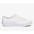 Keds Triple Kick Amp Leather White, Size 11m Women Inchess Shoes