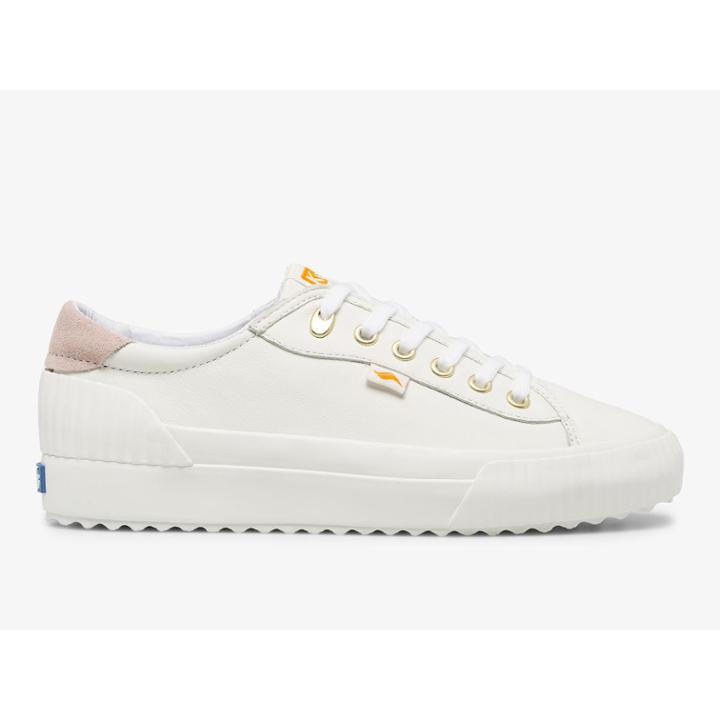 Keds Demi Trx Leather White, Size 6.5m Women Inchess Shoes