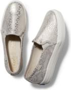 Keds Triple Decker Exotic Shimmer Gold, Size 7m Women Inchess Shoes