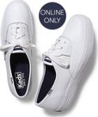 Keds Triple Tumbled Leather White, Size 5m Women Inchess Shoes