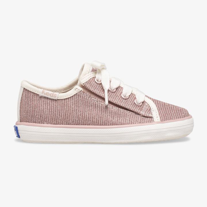Keds Kickstart Seasonal Jr Pink Sparkle Pink Sparkle, Size 10.5m Keds Shoes