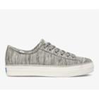 Keds Triple Kick Heathered Stripe Knit Grey, Size 9.5m Women Inchess Shoes