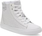 Keds Double Up High Top Sneaker White Perf Leather, Size M Keds Shoes