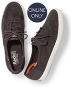 Keds Champion Suede Slate, Size 6m Women Inchess Shoes