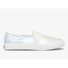 Keds Double Decker Iridescent Cream/multi, Size 9.5m Women Inchess Shoes