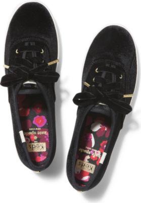 Keds Kate Spade New York Champion Velvet Black Velvet