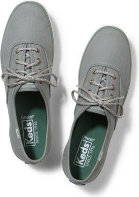 Keds Champion Sweater Lace Sage, Size 5m Women Inchess Shoes