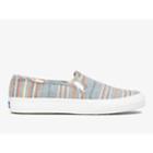 Keds Double Decker Stripe Canvas Navy Multi, Size 11m Women Inchess Shoes